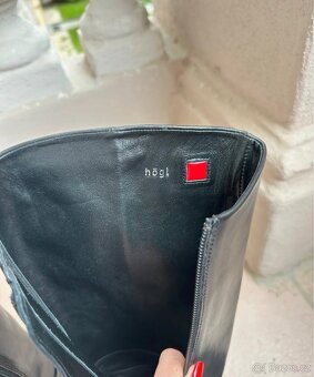 Kožené kozačky Högl - 6