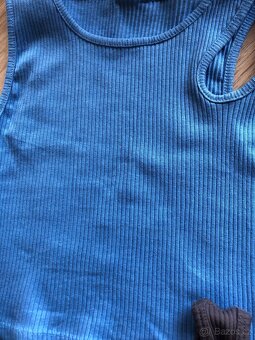 Nátělníky/tílka crop top, velikost 140/146 - 6