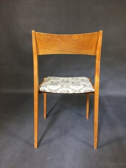 Jídelní retro židle - 4 kusy - Možné ihned použít - 6