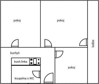 Prodej bytu 3+1 Luhačovice, Zahradní Črvrť - 6