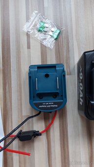 Aku Redukce Makita 18V,14V s dráty+vypínač+pojistka,TOP. - 6