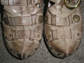 Kožené pantofle vel.37 - 6