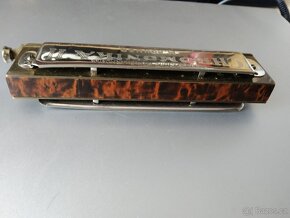 Prodám foukací harmoniku Hohner Chromonika II - 6