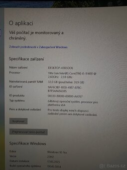 Herní Pocitac RTX 3080 i5 11gen 32gb 1tb - 6