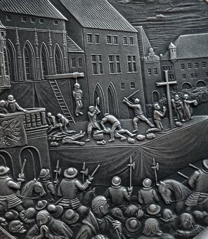 Stříbrná medaile poprava 27 Českých Pánů jen 200ks - 6