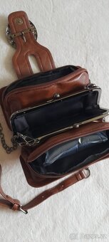 Malá hnědá kabelka crossbody - NOVÁ - 6