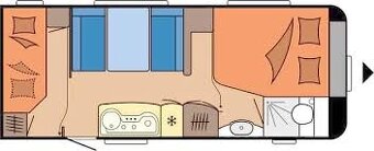 Hobby 560 KMFe De Luxe Edition Markíza, Klíma, Solar, Mover - 6