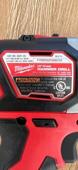 Milwaukee M18 priklepova nová vrtačka na prodej - 6
