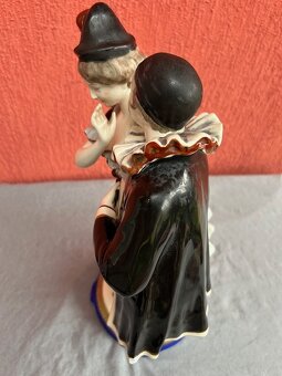 Velké sousoší HARLEKÍN A KOLUMBÍNA ROYAL DUX - originál. - 6