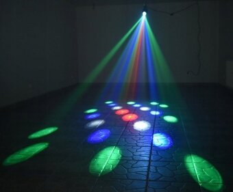 Led D.J technika-Pohyblivé led hlavice--Flower efekt atd - 6