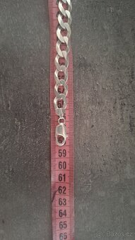 Masivní stříbrný řetěz ryzost 925/1000 - 6