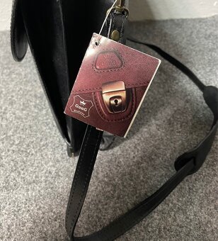 Černá kožená manažerská aktovka - 6