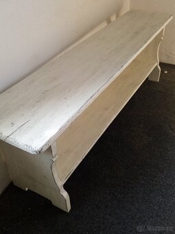 Starožitná selská lavice provence - 6