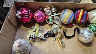 Retro vánoční ozdoby 1 - 6