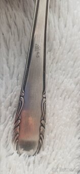 Postříbřená sada příborů 48 kusů - 6