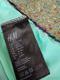 Dívčí plavky Jungle H&M dvoudílné - 6