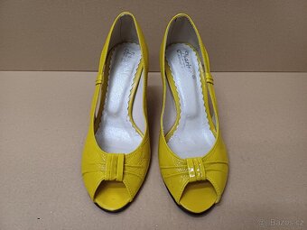 Žluté lodičky vel.36 - 6