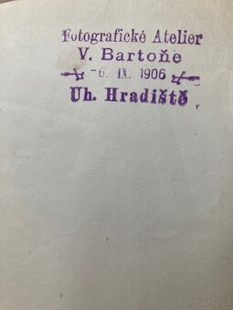 Václav Bartoň - Na svatbě (1906), 4 originálne fotografie - 6
