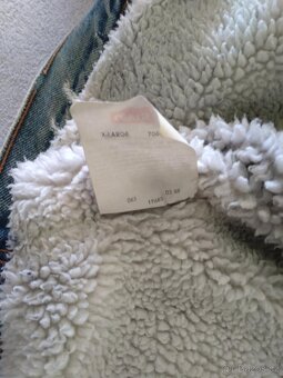RIFLOVÁ BUNDA LEVI'S KOŽÍŠEK XL - 6