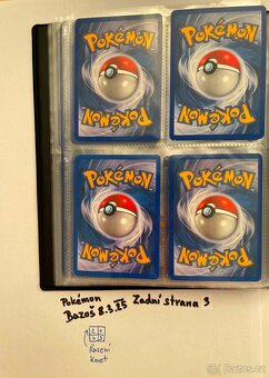 Kusové karty TCG Pokémon STARÉ 15-20LET (ORIGINÁL) - 6