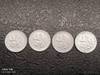 4x 1 koruna Československo 1950 - 1953 R - 6