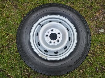 Kompletní letní ZÁTĚŽOVÁ ocelová kola - 215/70 R15 C - 5x118 - 6