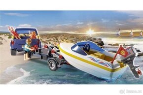 Playmobil 70534 terénní vozidlo a člun - 6