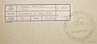 Augustin Mervart - Fiuráškovo na Pr. Bečvě - olej - obraz - 6