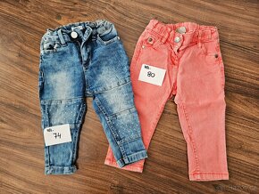 Dívčí kalhoty, kraťasy, legíny, tepláky 74/80 - 6