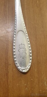 Lžíce Gebrüder Friedländer s erbem Ag 800, 73Gr. - 6