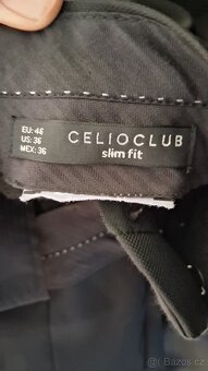 Pánský černý oblek CELIOCLUB - 6