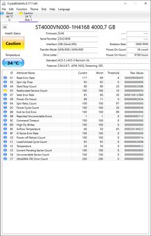 4TB Seagate NAS disk ST4000VN000 - 6