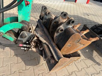 Minibagr 1,5T německé značky Paus + 3x lžíce - 6