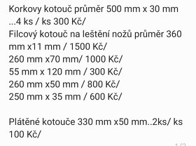 Leštící kotouče. - 6