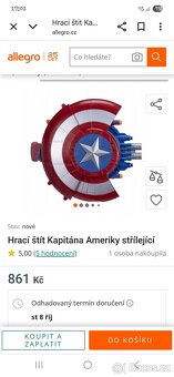 Střílející štít Captain America - 6