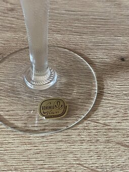 sklenice na víno z rubínového skla luxusní sklenice na víno - 6