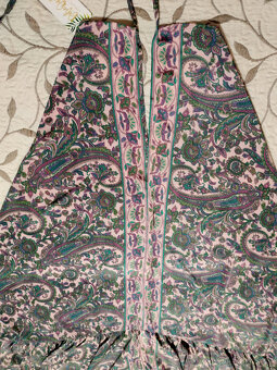 Letní hedvábné šaty Santorini Long, zn. Dolce Quela - Nové - 6