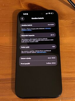 Iphone 15 Pro 128gb černý titan - 6