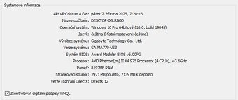 PC – AMD Phenom II X4 975, 8GB RAM, SSD, Windows 10 - 6