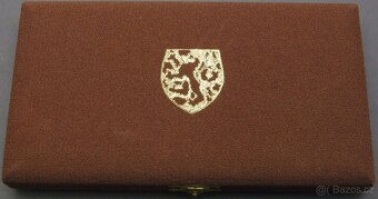 ARTIA SADA AG JSEM RAŽEN Z ČESKÉHO KOVU 1973 V ETUI S CERTIF - 6