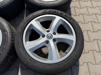 4x al kola 5x120 18 + pneu letní 255/45 R18 - 6