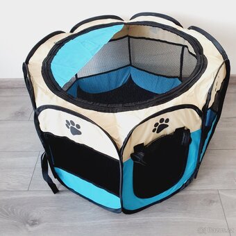 Velká skládací ohrádka pro psy 114x114x58 cm - nové - 6
