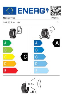 Letní pneu Nokian 265/60 R18 V sada 4 ks 4-6mm SUV Line - 6