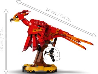 Prodám LEGO 76394 Fawkes - Brumbálův fénix - 6