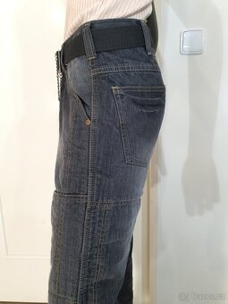 Kevlarové Jeans Held Kalhoty Džíny na moto 30/34 - 6