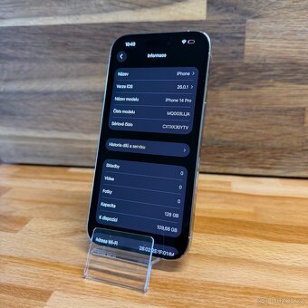 IPhone 14 Pro 128GB, silver, eSIM (rok záruka) - 6