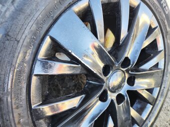 16"černá alu sada Spokane 5x112 origo Golf 6 5 Caddy Touran - 6