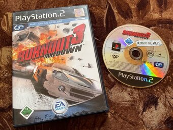 PS2 hry Star Wars Battlefront + Soulcalibur 3 + Burnout 3 - 6