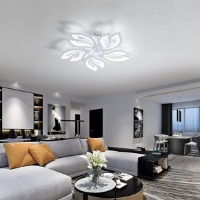 Designové stropní LED svítidlo (listy) - 6