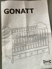 Postýlka Gonatt s matrací - 6
